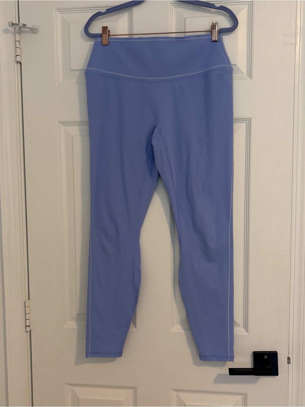 Fabletics Periwinkle PureLuxe High Waisted Leggings | Large | Item 0414